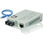 Single Mode Gigabit Fiber Optic Media Converter 61x-ioa69al