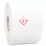 2.25" x 4" Thermal Labels with Red compliant logo co_therm_2_500x